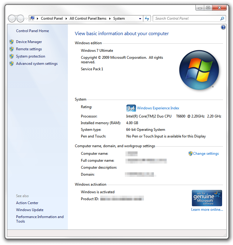 Dump Windows System Info